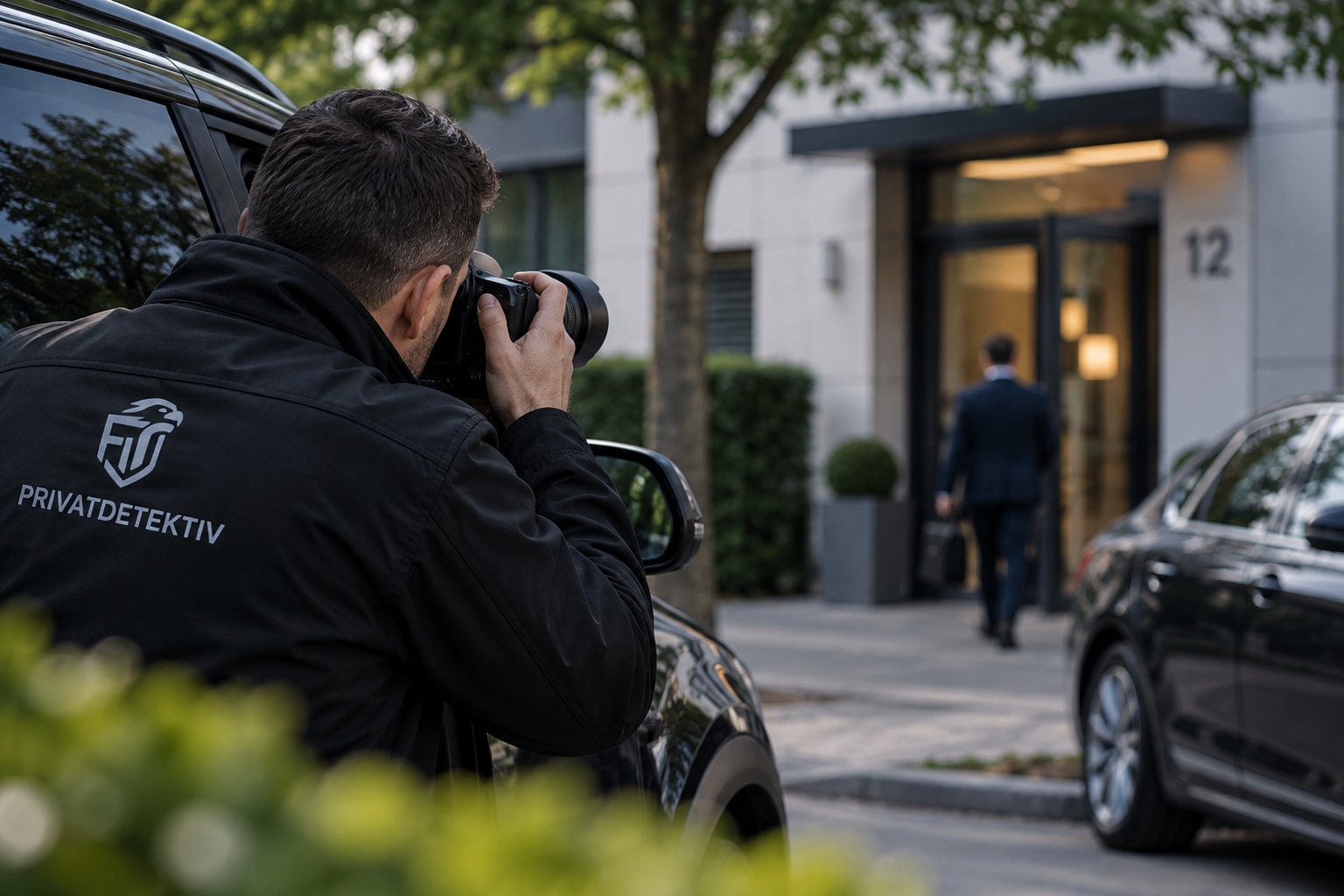 Privatdetektiv von FT Sicherheitsservices bei diskreter Ermittlung